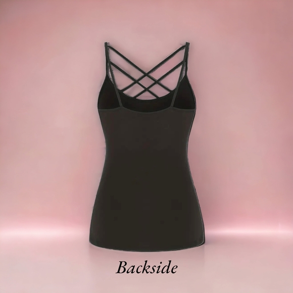 NWT!! Trendy Black and White Plaid Outfit with Black Cami Tank Top!!🖤☠️🖤 - Picture 9 of 16